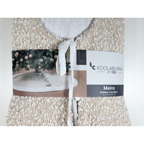 Koolaburra by UGG Meira Tree Skirt 54 in Round Christmas Holiday Boho Sherpa NEW - Picture 6 of 7